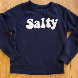 Navy Blue 'Salty' Sweatshirt